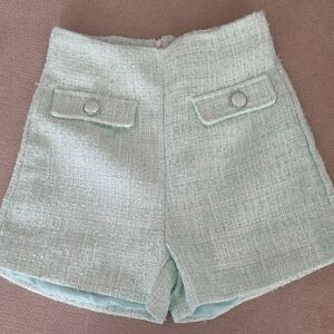 Source Unknown Mint Tweed High-Waist Women’s Shorts